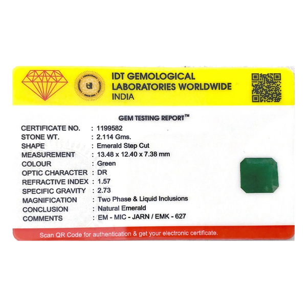Zambian Emerald - 10.57 Carat