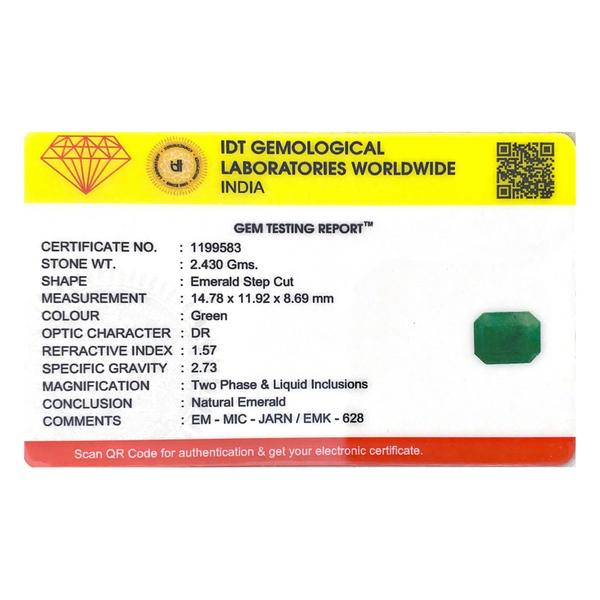 Zambian Emerald - 12.15 Carat