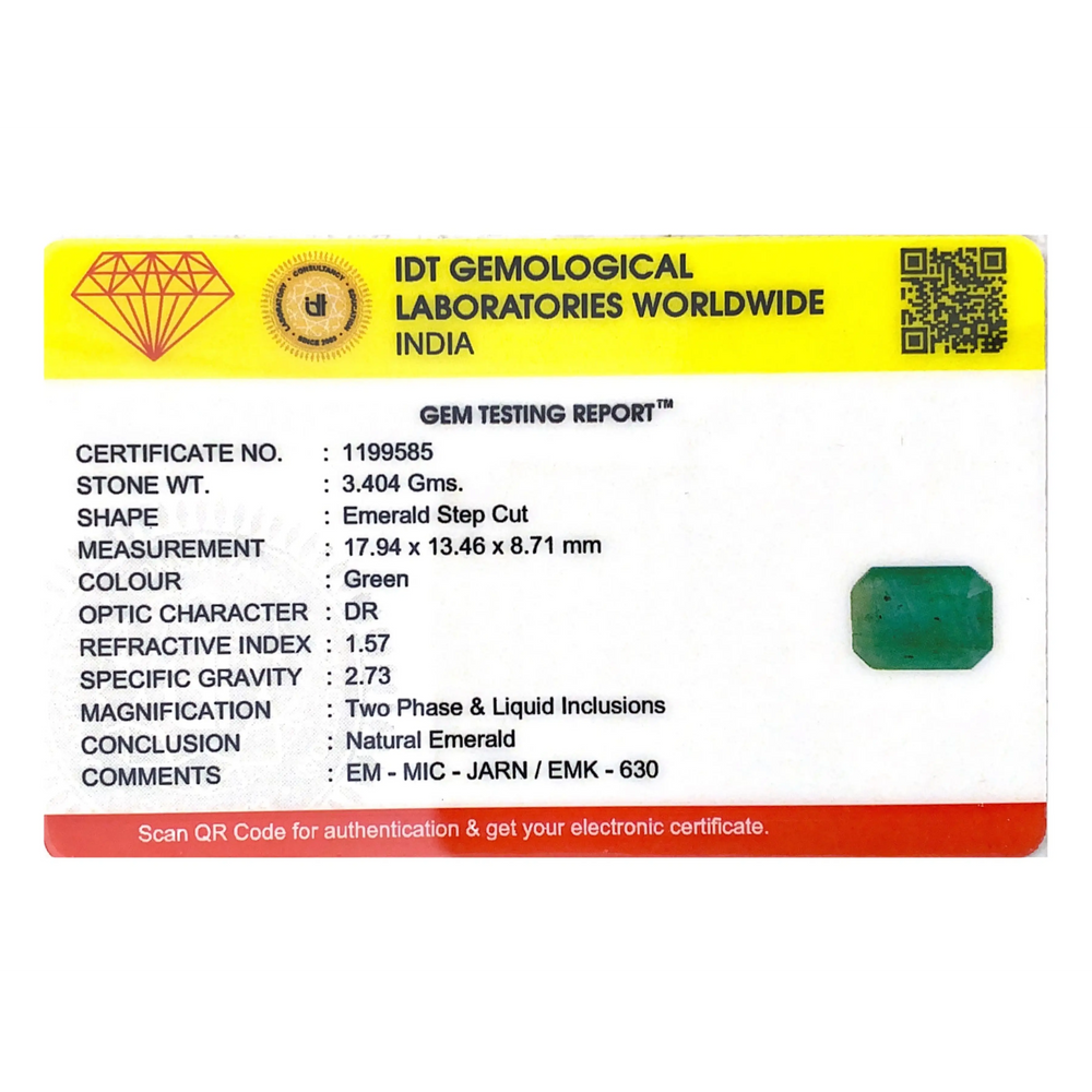 Zambian Emerald - 17.02 Carat