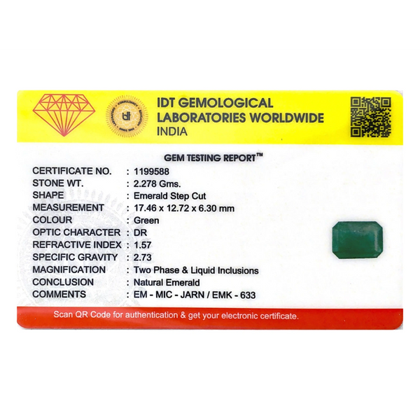 Zambian Emerald - 11.39 Carat