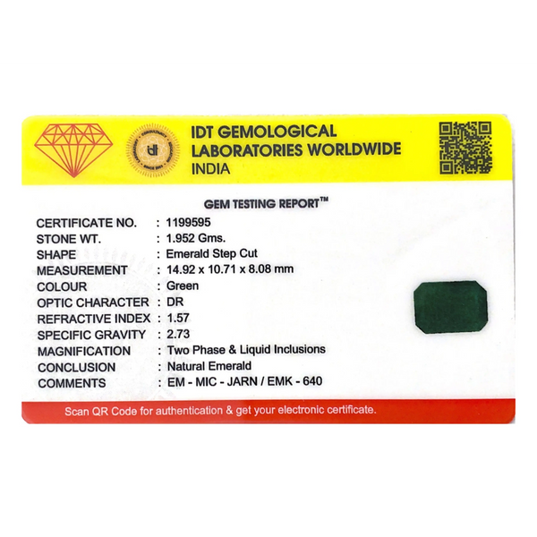 Zambian Emerald - 9.76 Carat