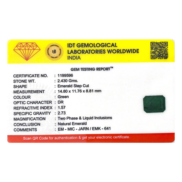 Zambian Emerald - 12.15 Carat