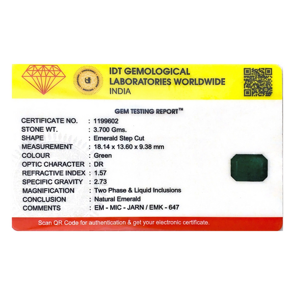 Zambian Emerald - 18.5 Carat