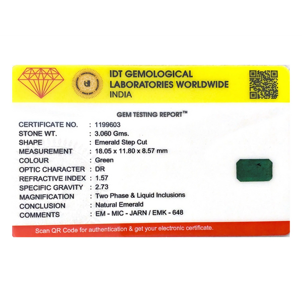 Zambian Emerald - 15.3 Carat