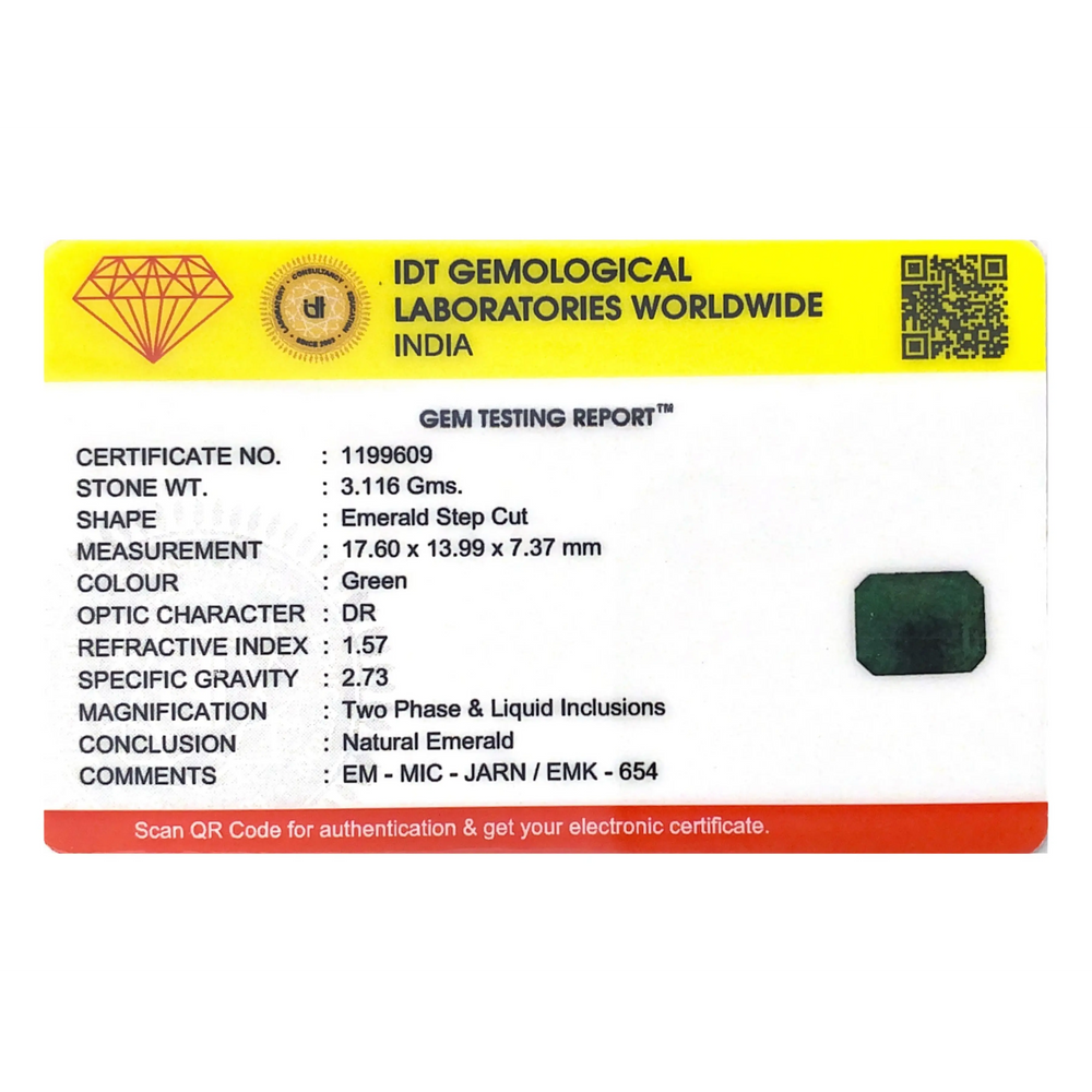 Zambian Emerald - 15.58 Carat