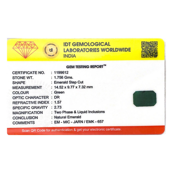 Zambian Emerald - 8.78 Carat