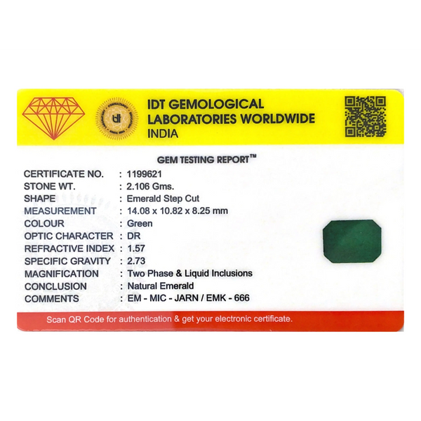 Zambian Emerald - 10.53 Carat
