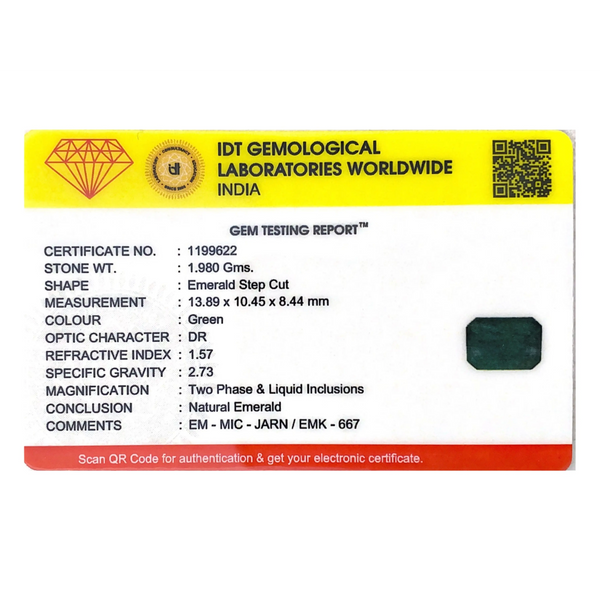 Zambian Emerald - 9.9 Carat