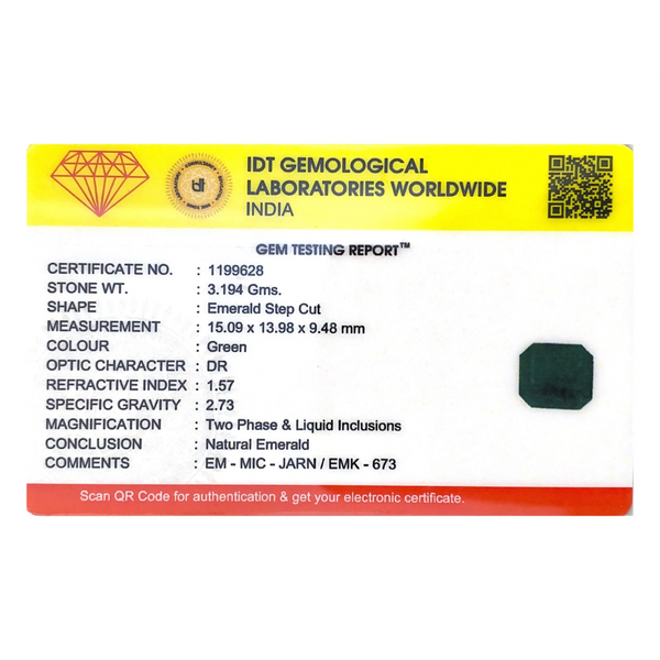 Zambian Emerald - 15.97 Carat