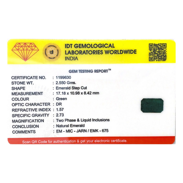 Zambian Emerald - 12.75 Carat