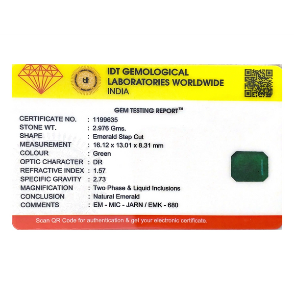 Zambian Emerald - 14.88 Carat