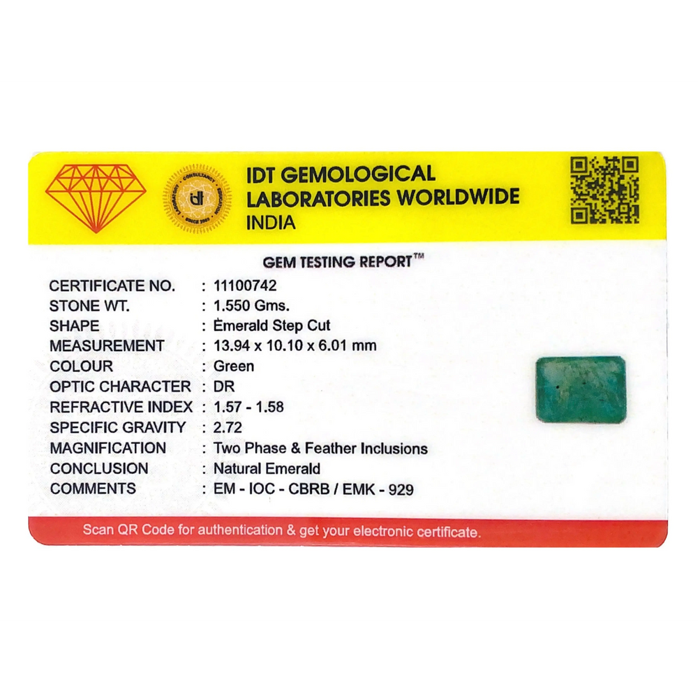 Zambian Emerald - 7.75 Carat