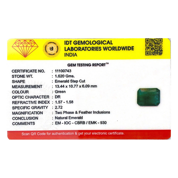 Zambian Emerald - 8.1 Carat