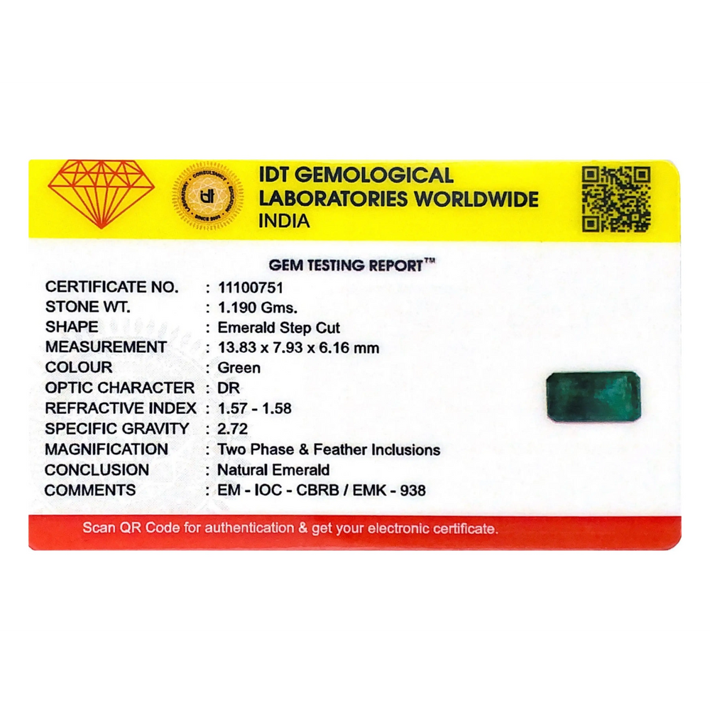 Zambian Emerald - 5.95 Carat