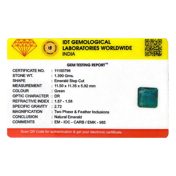 Zambian Emerald - 6.95 Carat