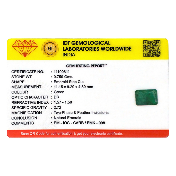 Zambian Emerald - 3.75 Carat