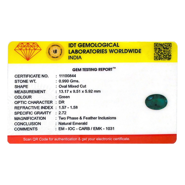 Zambian Emerald - 4.95 Carat
