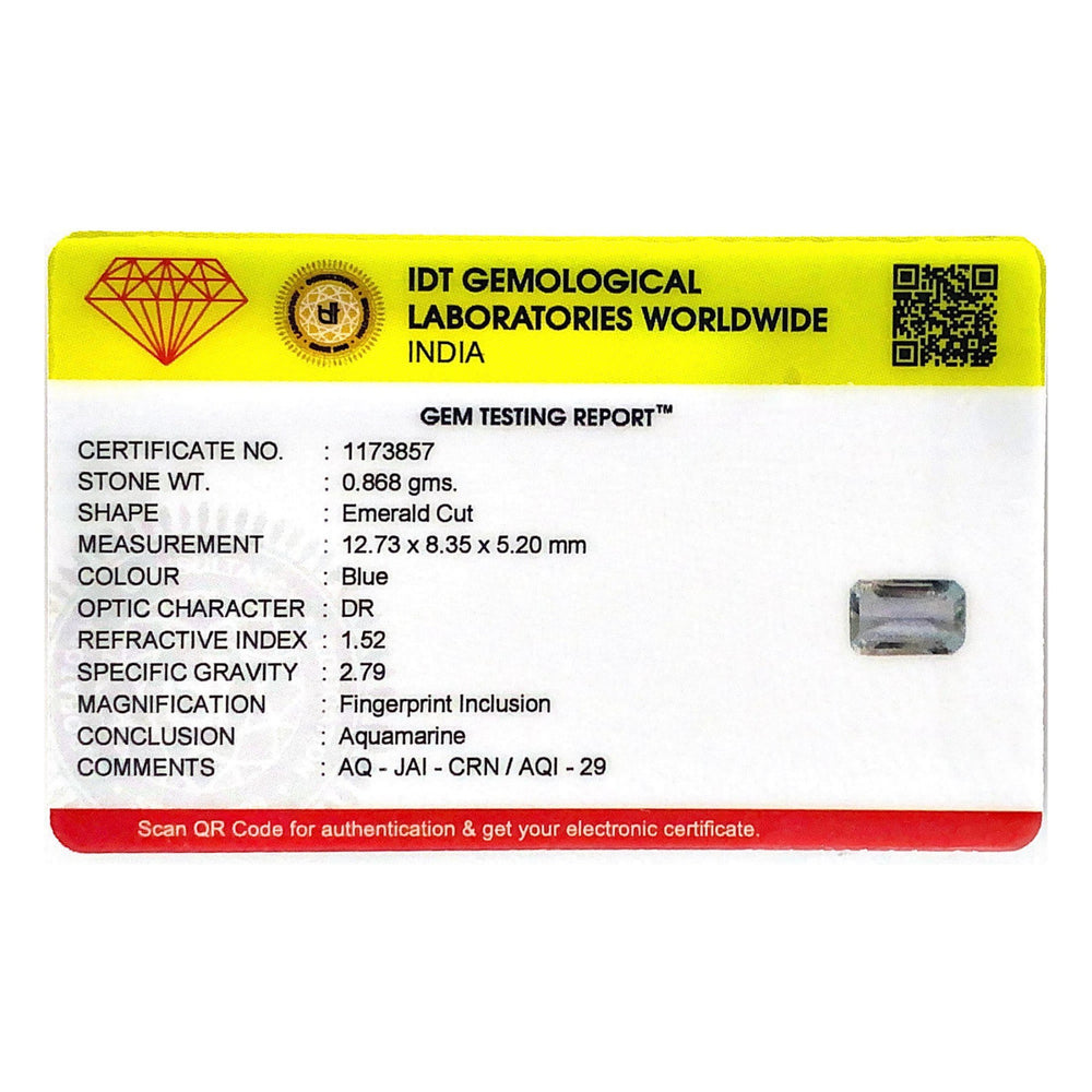 Aquamarine - 4.34 Carat - Pramogh