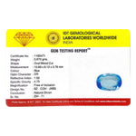 Blue Zircon - 4.35 Carat - Pramogh