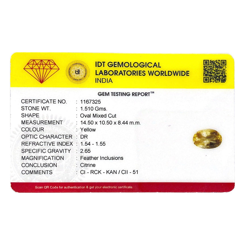 Citrine - 7.55 Carat - Pramogh