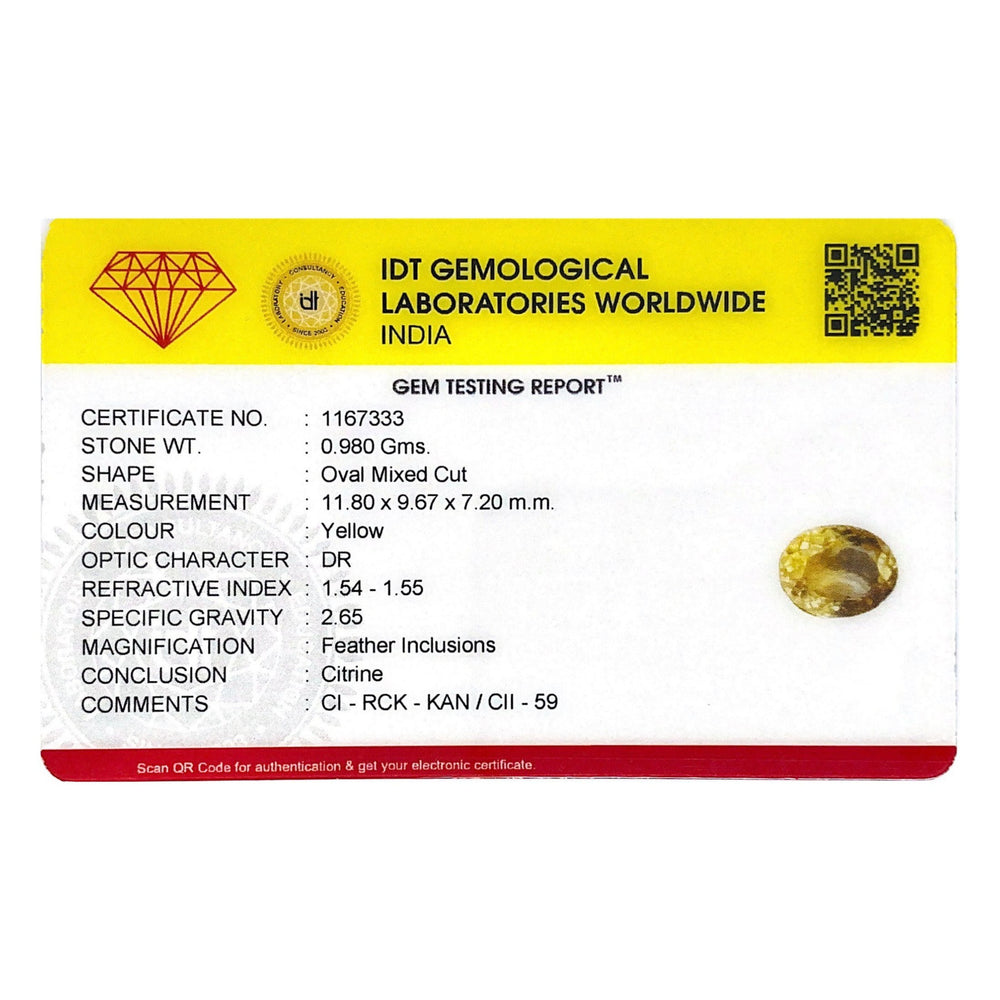 Citrine - 4.9 Carat - Pramogh