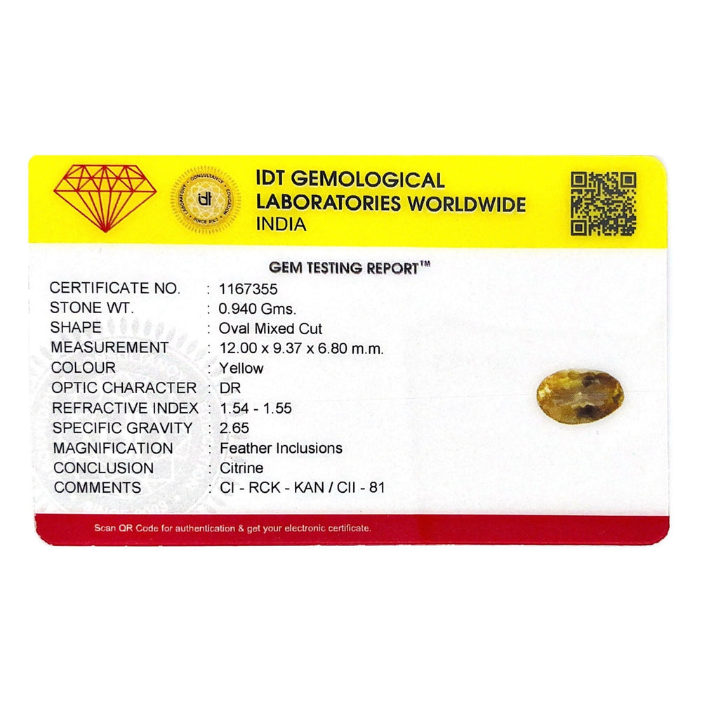 Citrine - 4.7 Carat - Pramogh