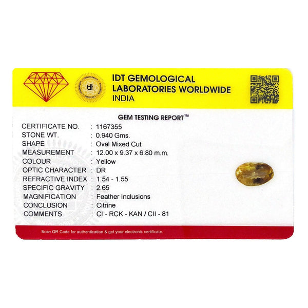 Citrine - 4.7 Carat - Pramogh