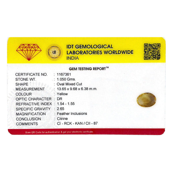 Citrine - 5.25 Carat - Pramogh