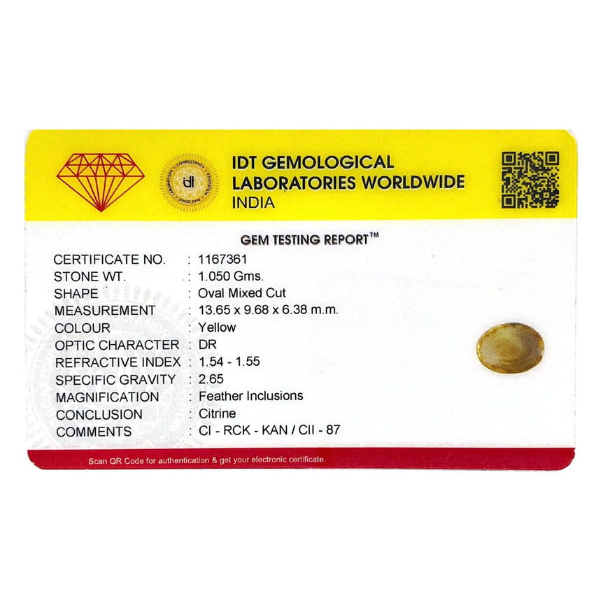 Citrine - 5.25 Carat - Pramogh