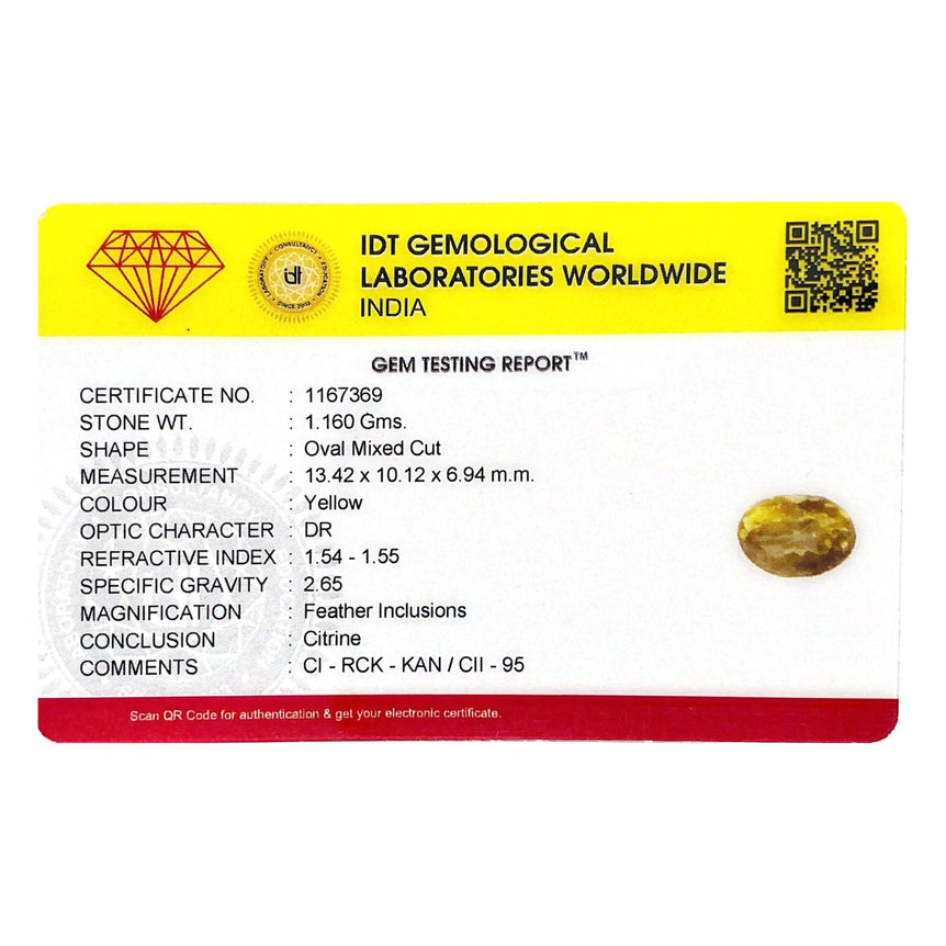 Citrine - 5.8 Carat - Pramogh
