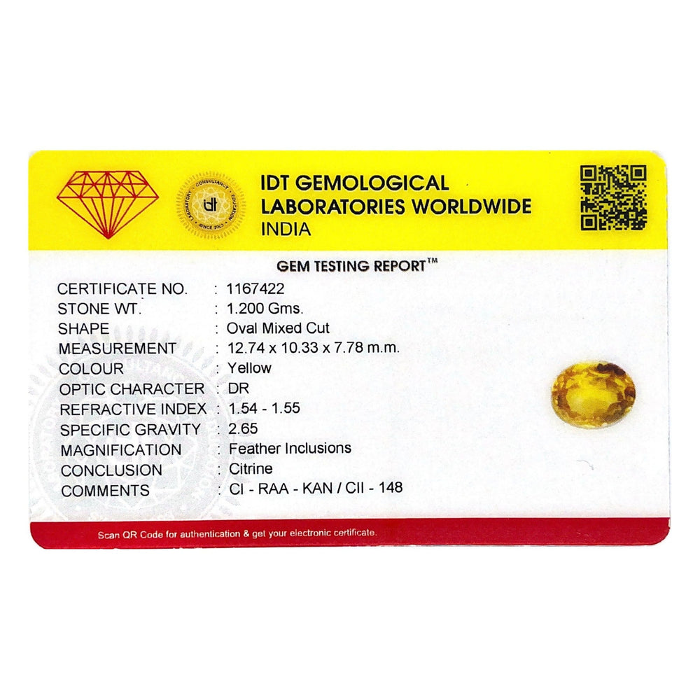 Citrine - 6 Carat - Pramogh