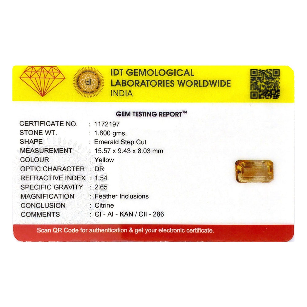 Citrine - 9 Carat - Pramogh