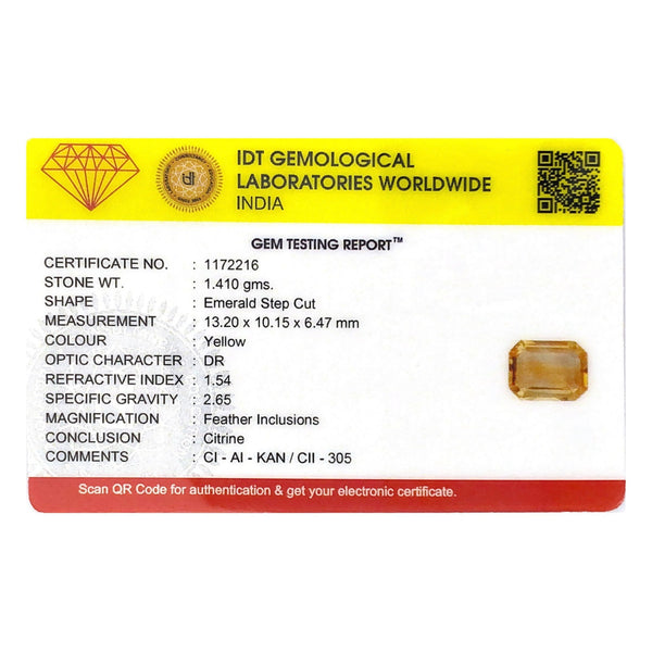 Citrine - 7.05 Carat - Pramogh