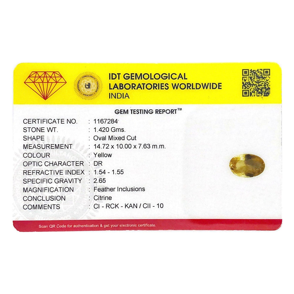 Citrine - 7.1 Carat - Pramogh