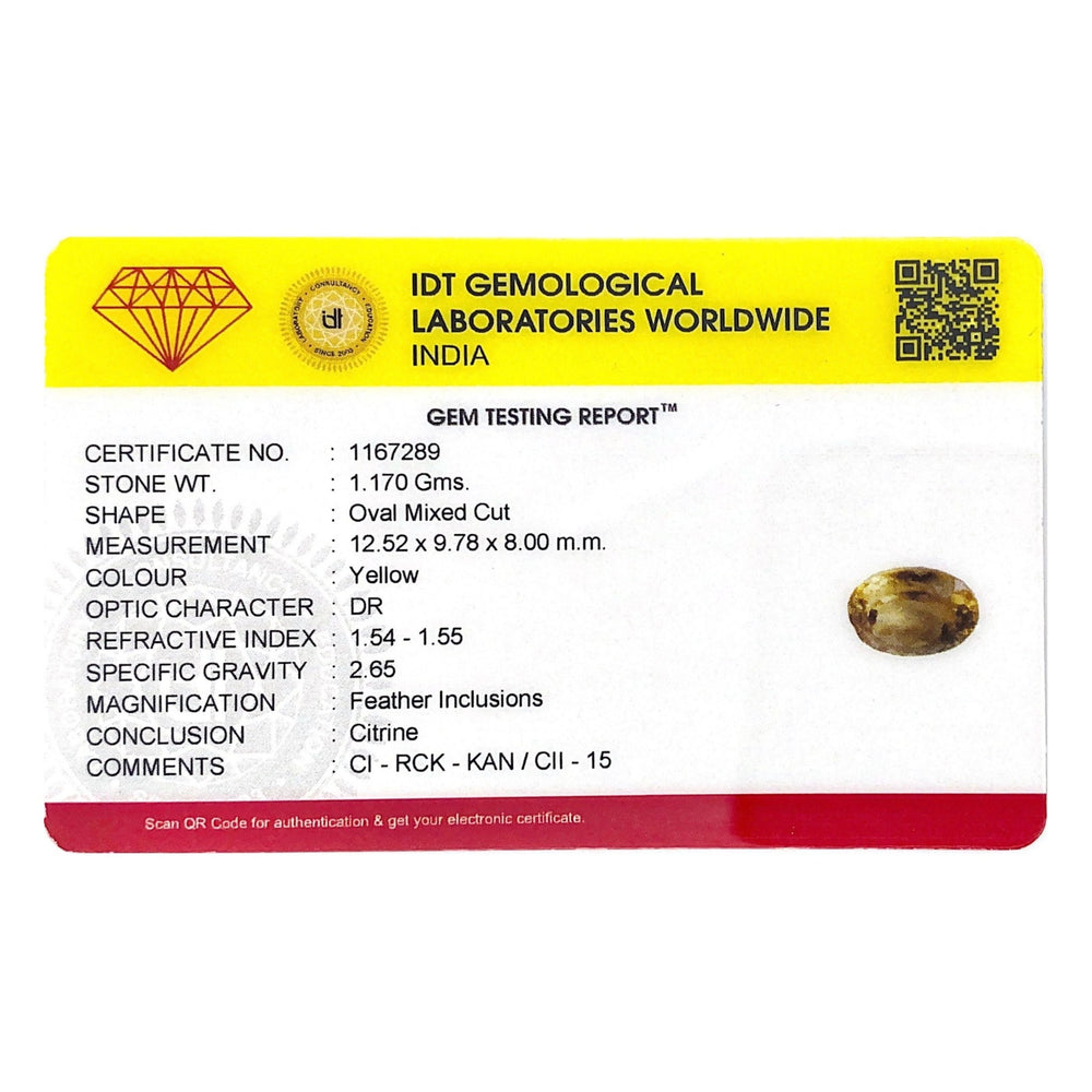 Citrine - 5.85 Carat - Pramogh