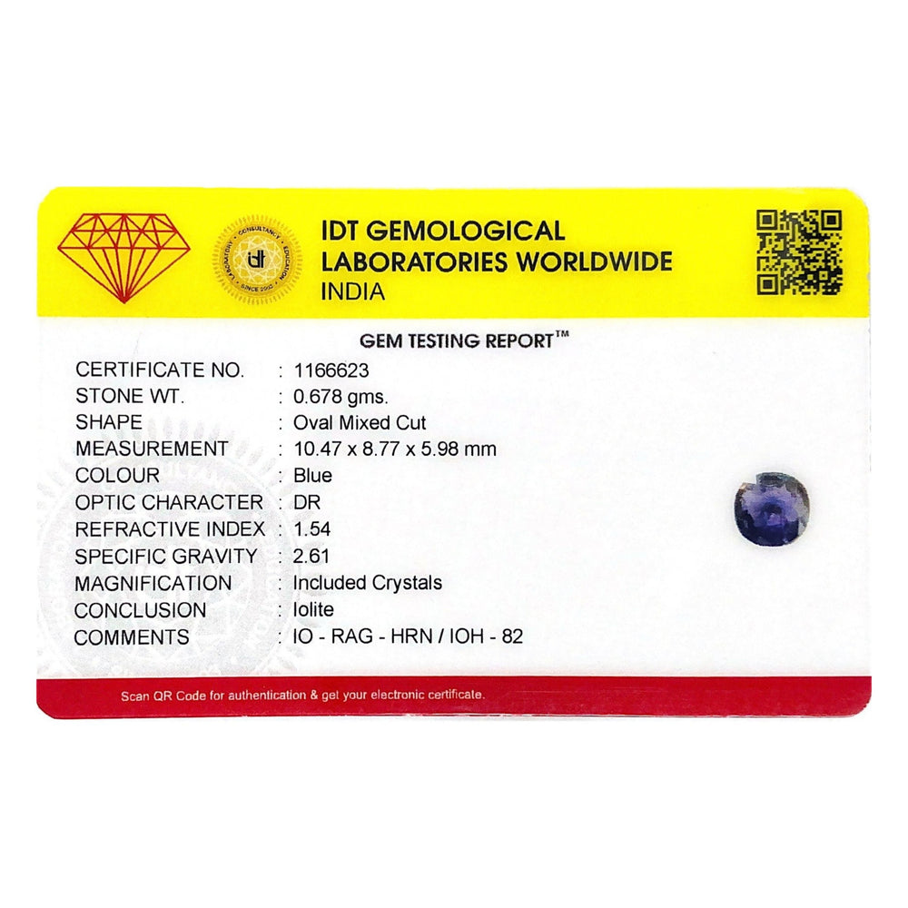 Iolite (Neeli) - 3.39 Carat - Pramogh