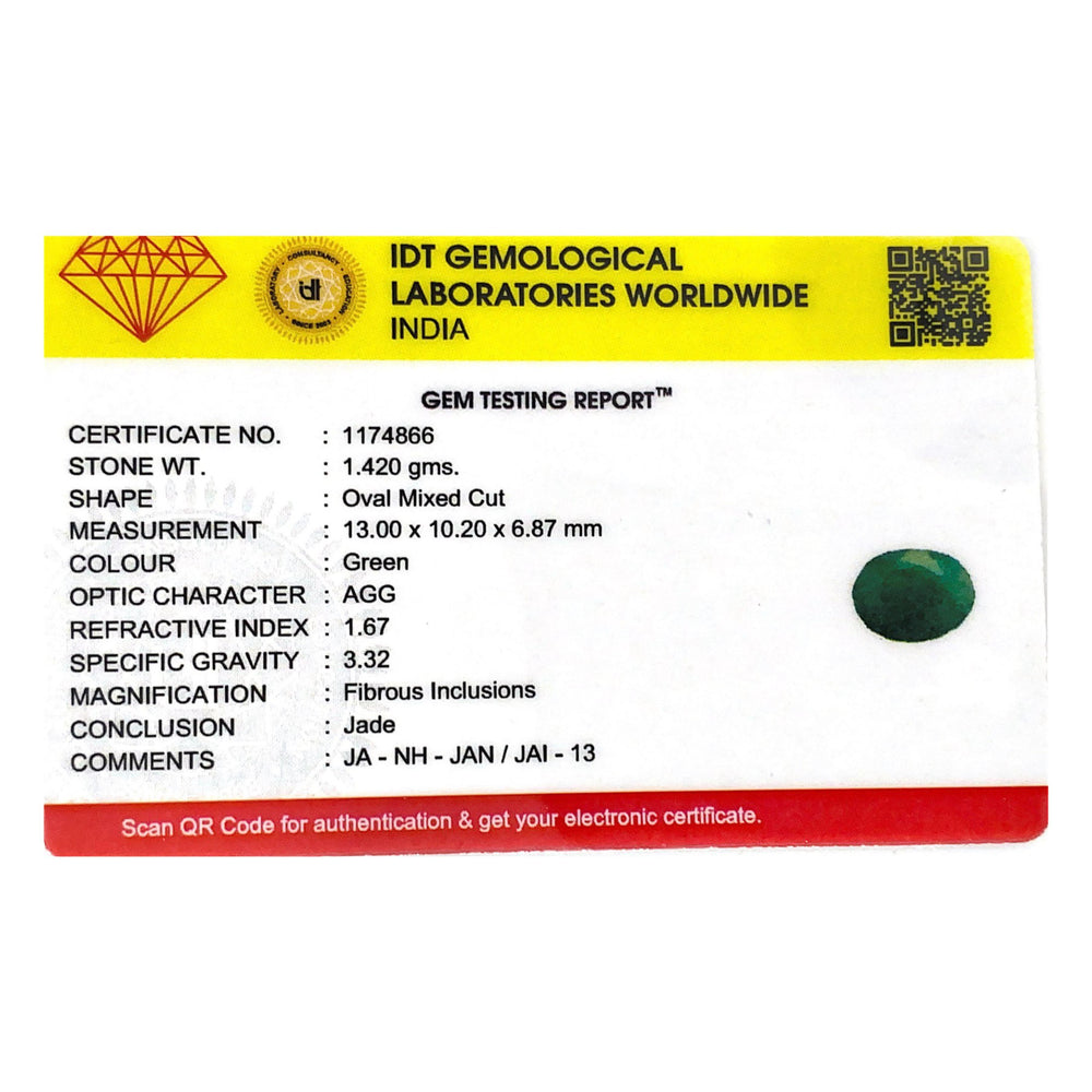 Jade (Nephrite) - 7.1 Carat - Pramogh