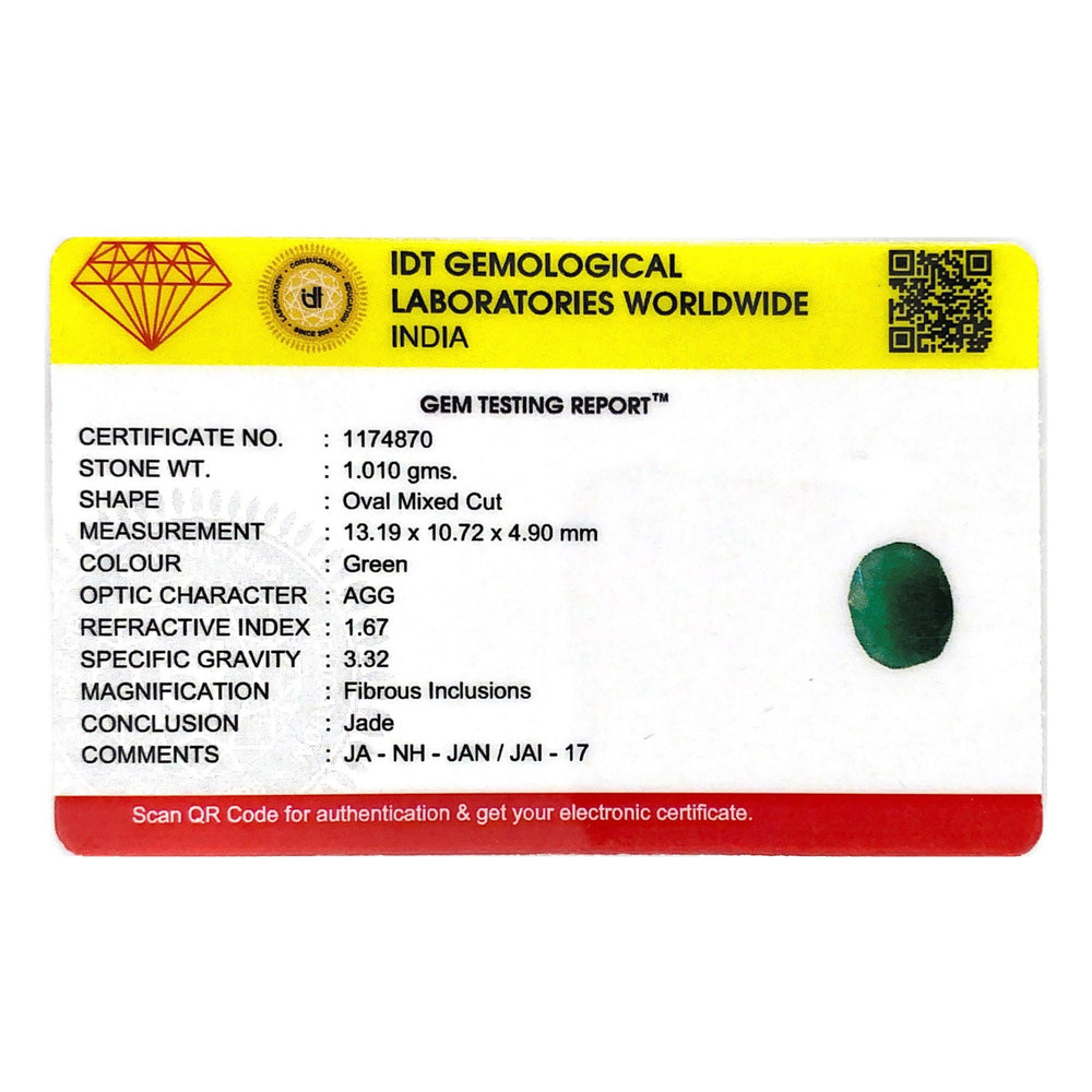 Jade (Nephrite) - 5.05 Carat - Pramogh