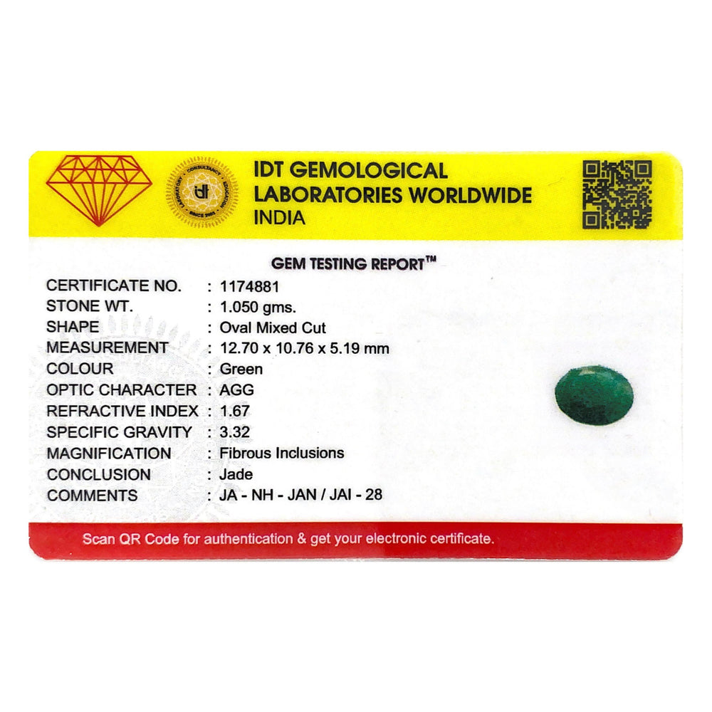 Jade (Nephrite) - 5.25 Carat - Pramogh