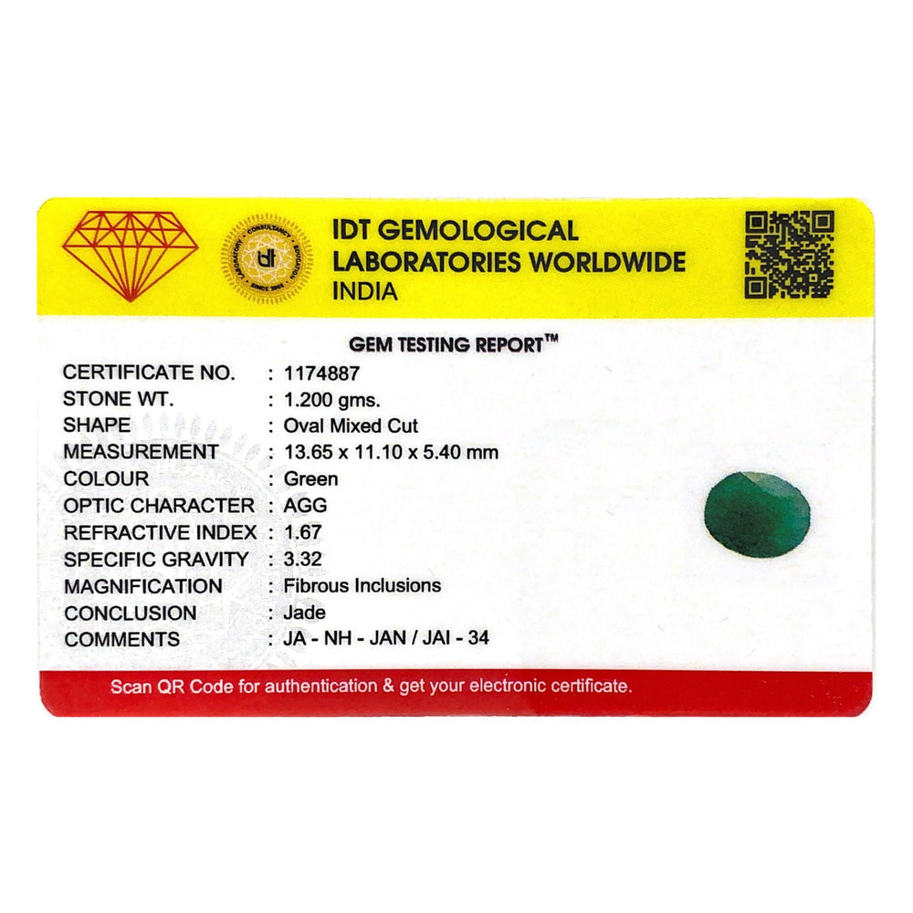 Jade (Nephrite) - 6 Carat - Pramogh