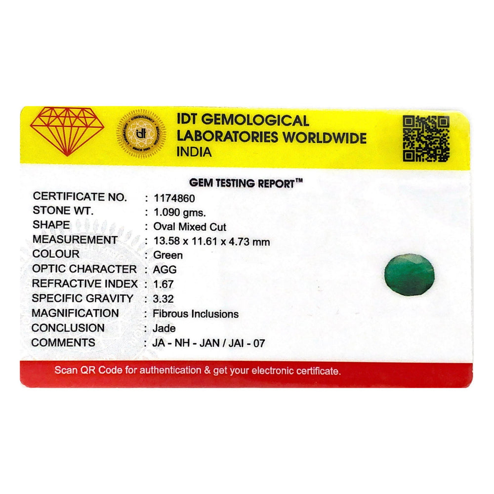 Jade (Nephrite) - 5.45 Carat - Pramogh