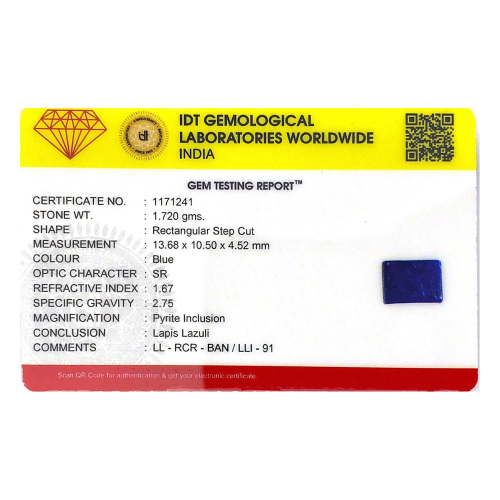 Lapis Lazuli - 8.55 Carat - Pramogh