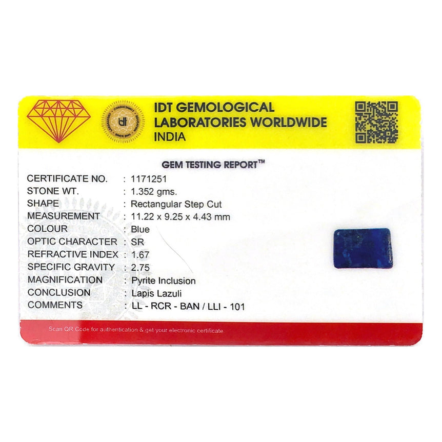 Lapis Lazuli - 6.76 Carat - Pramogh