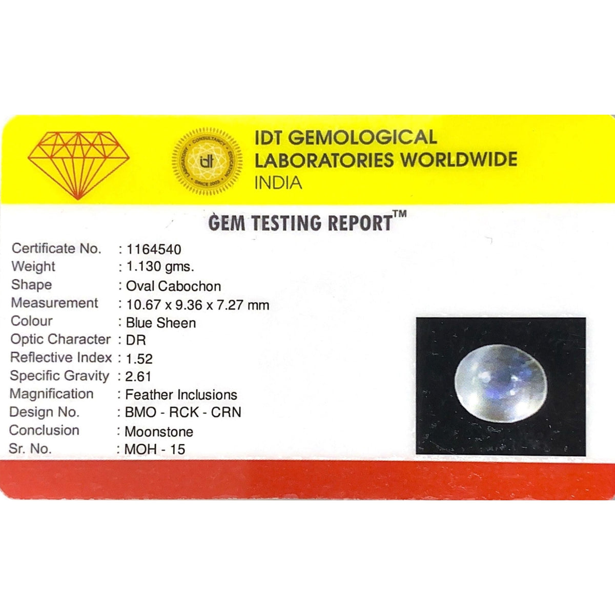 Blue Moonstone - 5.65 Carat - Pramogh