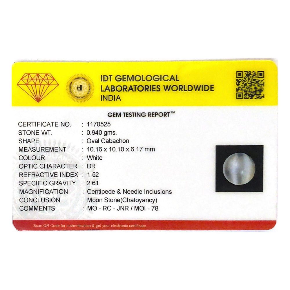 Moon Stone (Chatoyancy) - 4.7 Carat - Pramogh