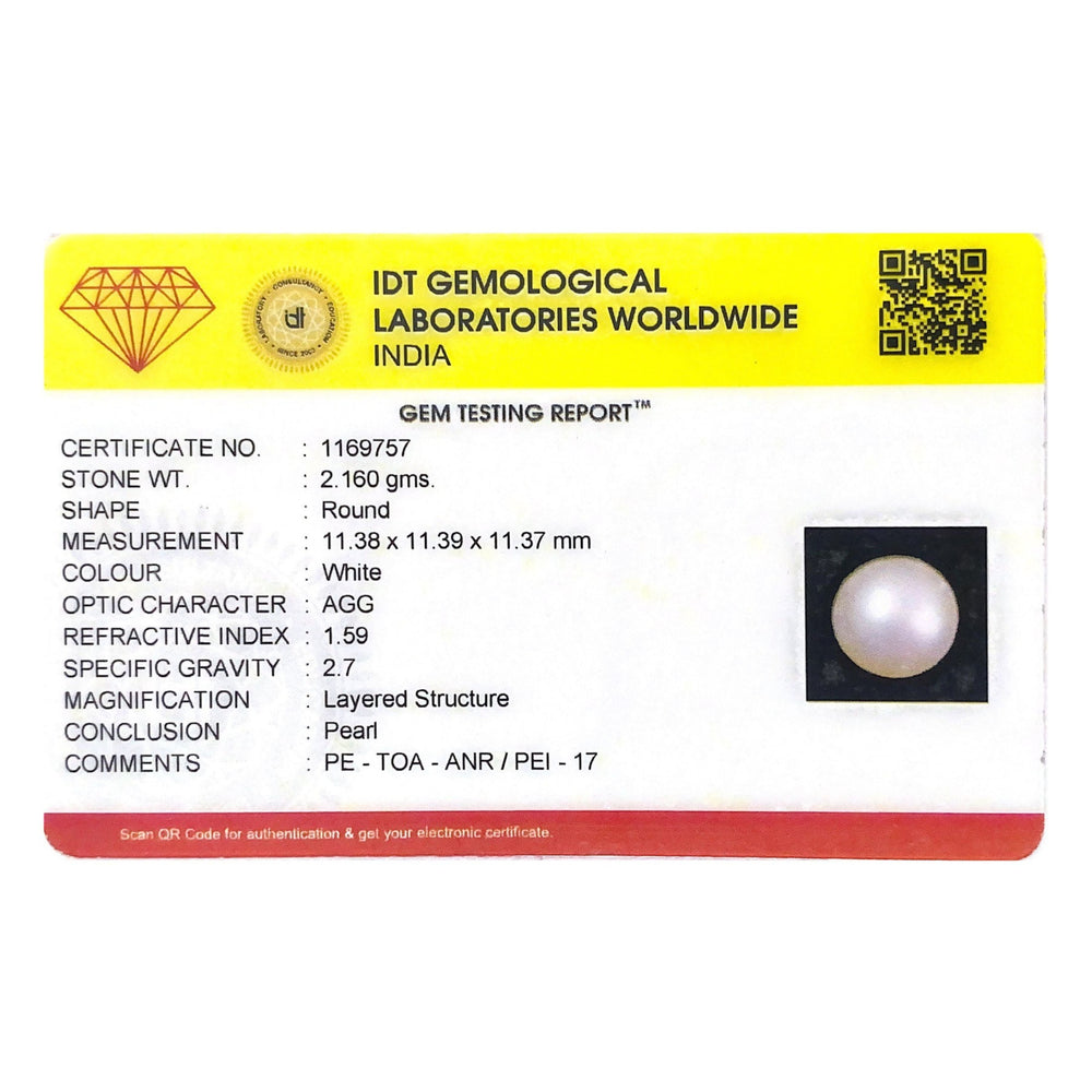 Pearl - 10.8 Carat - Pramogh