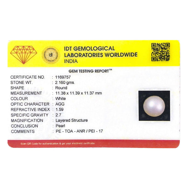 Pearl - 10.8 Carat - Pramogh