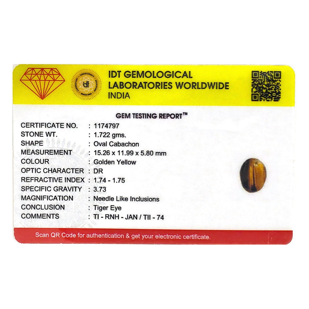 Tiger Eye - 8.61 Carat - Pramogh