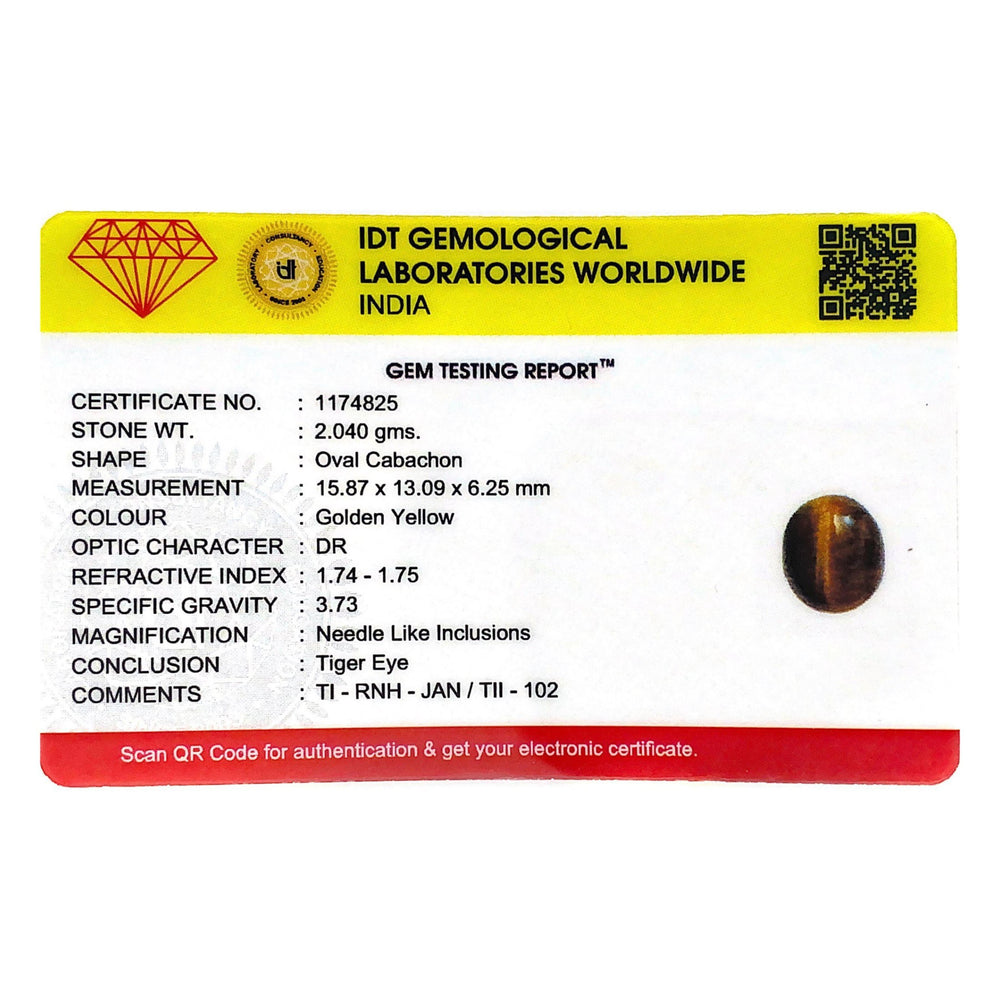 Tiger Eye - 10.2 Carat - Pramogh