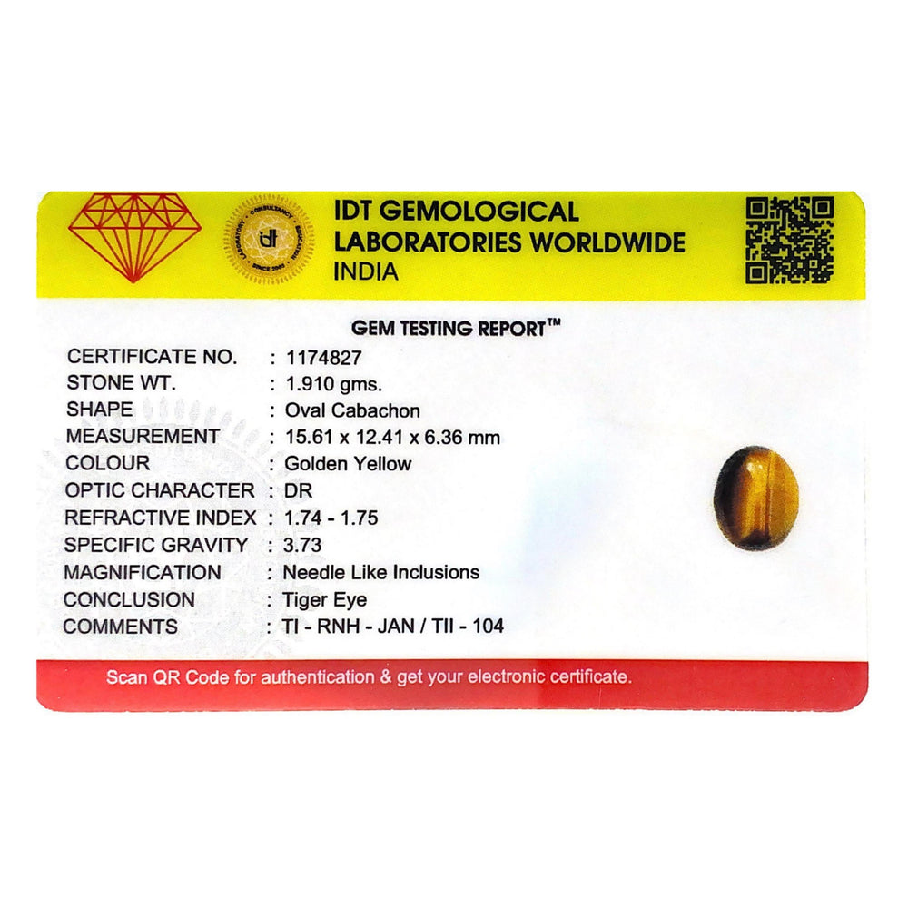 Tiger Eye - 9.55 Carat - Pramogh